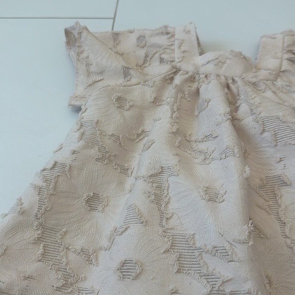 Zara Textured Cream Dress 3T - Picture 2 of 5